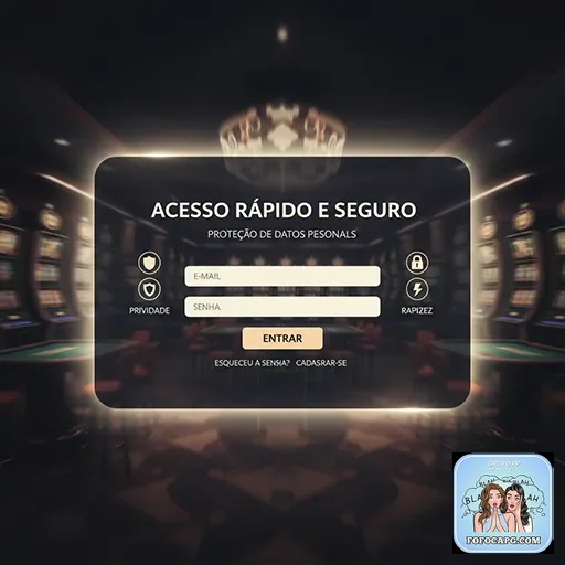 Tela de login do site fofocapg com acesso rápido e seguro.