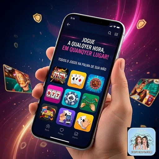 Interface de jogos de cassino no celular no fofocapg.