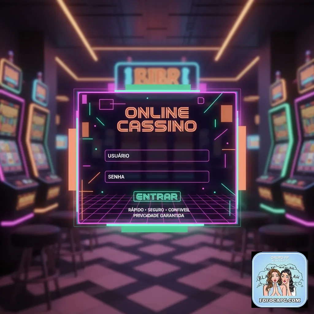 Tela de login do cassino online da fofocapg.
