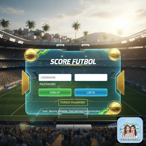 Tela de login da plataforma de jogos fofocapg com segurança.