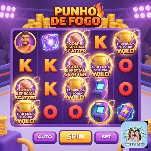 Tela do jogo Punho de Fogo no app fofocapg.